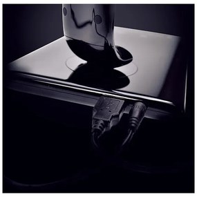 Solight WO37-B - LED stolná lampa stmievateľná USB konektor LED/12W/230V čierna