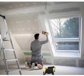 LED Prenosný reflektor TIGRA LED/100W/4000K IP54 čierna/žltá