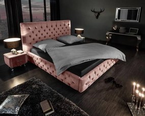 Ružová posteľ Paris 160x200cm