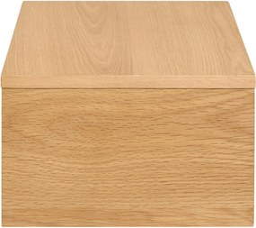 Nočný stolík v dekore duba v svetloprírodnej farbe Monfort – Actona