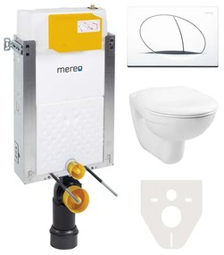 Mereo, WC komplet pre zamurovanie, MER-MM01SET