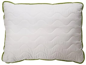 Celoročná prikrývka prešívaná 140x200 cm s vankúšom STELLA ALOE VERA 70x90 cm, biela