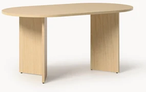 Oválny drevený jedálenský stôl Toni, 200 x 90 cm