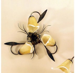 ONLI - Stropné svietidlo ALGA 3xE14/6W/230V bronzová 4230/PL3