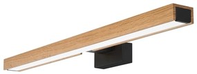 Brilagi-LED Kúpeľňové osvetlenie zrkadla WOODY MIRROR LED/12W/230V IP44 dub/čierna