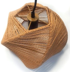 Toolight Toolight, stropné svietidlo 1xE27 APP1316-1CP, hnedá, OSW-00947