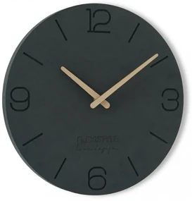 Moderné nástenné hodiny z dreva s priemerom 30cm