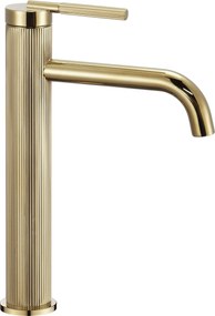 Rea Argon, vysoká umývadlová batéria h-295, zlatá lesklá, REA-B7803