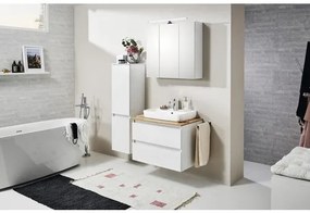 Kúpeľňová skrinka pod umývadlo Pelipal Quickset 360 lesklá biela 75 x 53 x 49 cm