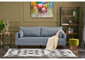 Svetlomodrá rozkladacia pohovka 208 cm Bella – Balcab Home