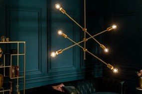 Závesná lampa variácia zlatá