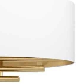 Eglo 390182 - Luster na lanku PINETARA 4xE27/40W/230V biela/zlatá