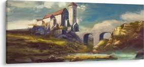 Obraz - Stredoveký hrad (120x50 cm)