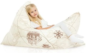 Sedací vak pre deti Kolumb – XL/XXL – bezpečný a pohodlný vankúš na hranie a oddych Veľkosť: XXL