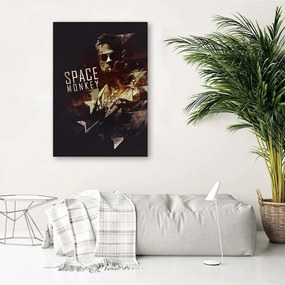 Gario Obraz na plátne Klub bitkárov, Space Monkey Brad Pitt - SyanArt Rozmery: 40 x 60 cm