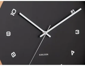 Karlsson 5938BK dizajnové nástenné hodiny 41 cm