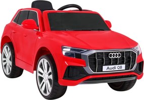 Ramiz Elektrické autíčko Audi Q8 Lift pre deti červené SUV + diaľkové ovládanie