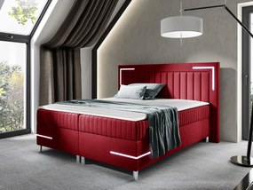 Kontinentálna posteľ Suhak 3 LED, Rozmer postele: 140x200, Dostupné poťahy: Fresh 08