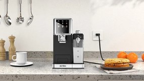 Pákový kávovar s napeňovačom mlieka BestBerg BBCF-2032 / 1350 W / 1,2 l / 20 bar / strieborná/čierna