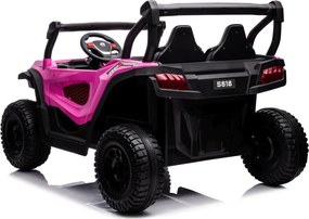 LEAN CARS Elektrické autíčko S618 ružové 4x4