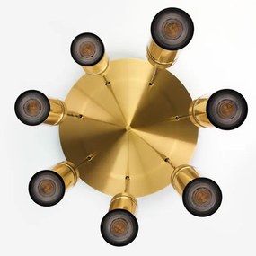 Jupiter 2021 - Luster na lanku ALAS 7xGU10/10W/230V zlatá