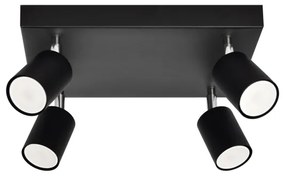 LED Bodové svietidlo TUNE 4xGU10/4,8W/230V čierna