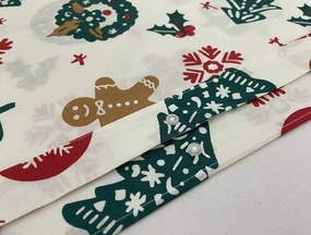 Bavlnené obliečky MERRY MOOD biele Rozmer obliečky: 70 x 90 cm | 140 x 200 cm