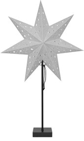 Markslöjd 704455 - Vianočná dekorácia SOLVALLA 1xE14/25W/230V strieborná 69 cm