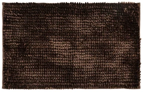Bo-ma Kúpeľňová predložka Ella micro tmavohnedá, 50 x 80 cm