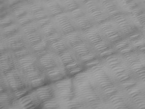 Bavlnené obliečky s krepovou úpravou LUXERA svetlo sivé hotelová kapsa II. akosť Rozmer obliečky: 70 x 90 cm | 140 x 200 cm