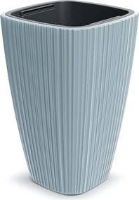 Plastový květináč OROS světle šedý