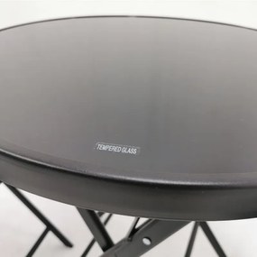 Dekorstudio Záhradný skladací stolík TASOS okrúhly - 60 cm