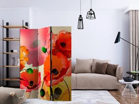 Artgeist Paraván - Velvet poppies [Room Dividers]