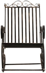 Kovové hojdacie kreslo Smile (SET 2 ks) - Bronzová