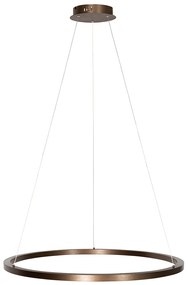 Závesná lampa bronzová 80 cm vrátane LED 3-stupňového stmievania - Girello