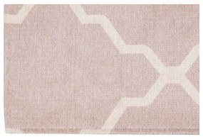 Ružový behúň Floorita Lattice Sand, 60 × 150 cm