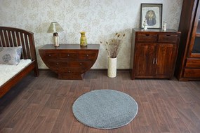 Okrúhly koberec SHAGGY MICRO antracit Veľkosť: kruh 100 cm