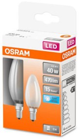 OSRAM Classic B LED žiarovka E14 4W 4.000K matná