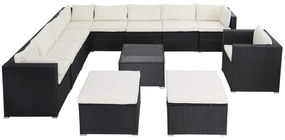 InternetovaZahrada Záhradná ratanová zostava Agen II