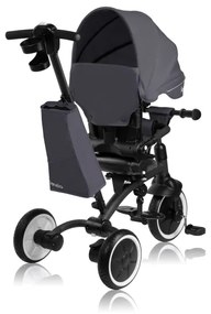 Lionelo - Detská trojkolka TRIS PLUS Grey Stone