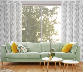 ZÁCLONA NA KRÚŽKOCH MELI1 140X250 CM BIELA