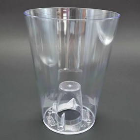 AMADEA Kvetináč plastový - doplnok k dreveným kvetináčom, priemer 13 cm, výška 17 cm