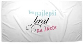 Sablio Uterák Ten najlepší brat na svete - 50x100 cm