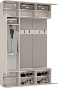 Předsíňová stěna Haga II 150 cm kašmír