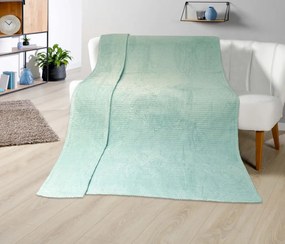 Kašmírová deka ZigZag 150x200 cm, mätová zelená