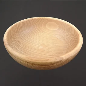 AMADEA Drevená miska, masívne drevo, 20 cm