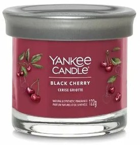 Yankee Candle vonná sviečka Signature Tumbler v skle malá Black Cherry, 122 g