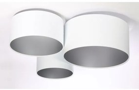 Stropné svietidlo SPACE 3xE27/60W/230V biela/strieborná