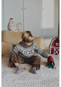 Detský sedací vak v horčicovej farbe Haystack – Lorena Canals