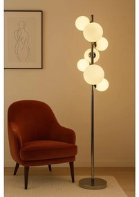 Brilagi - LED Stojacia lampa MILLA 7xG9/3W/230V lesklý chróm/biela